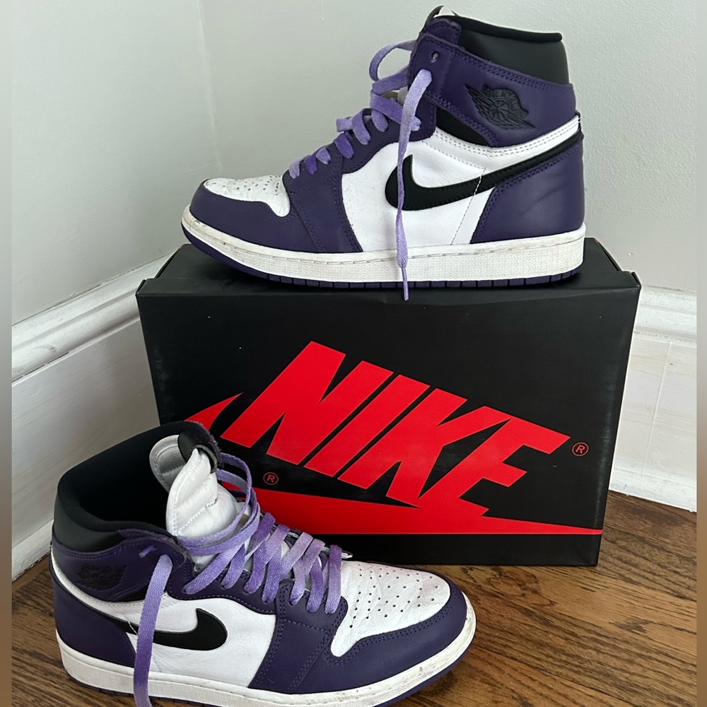 Court purple Jordan 1
